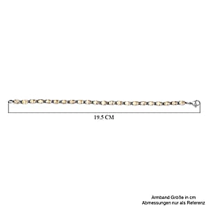 Brazilian Citrine 9.50 ctw Bracelet in Stainless Steel (7.50 In)