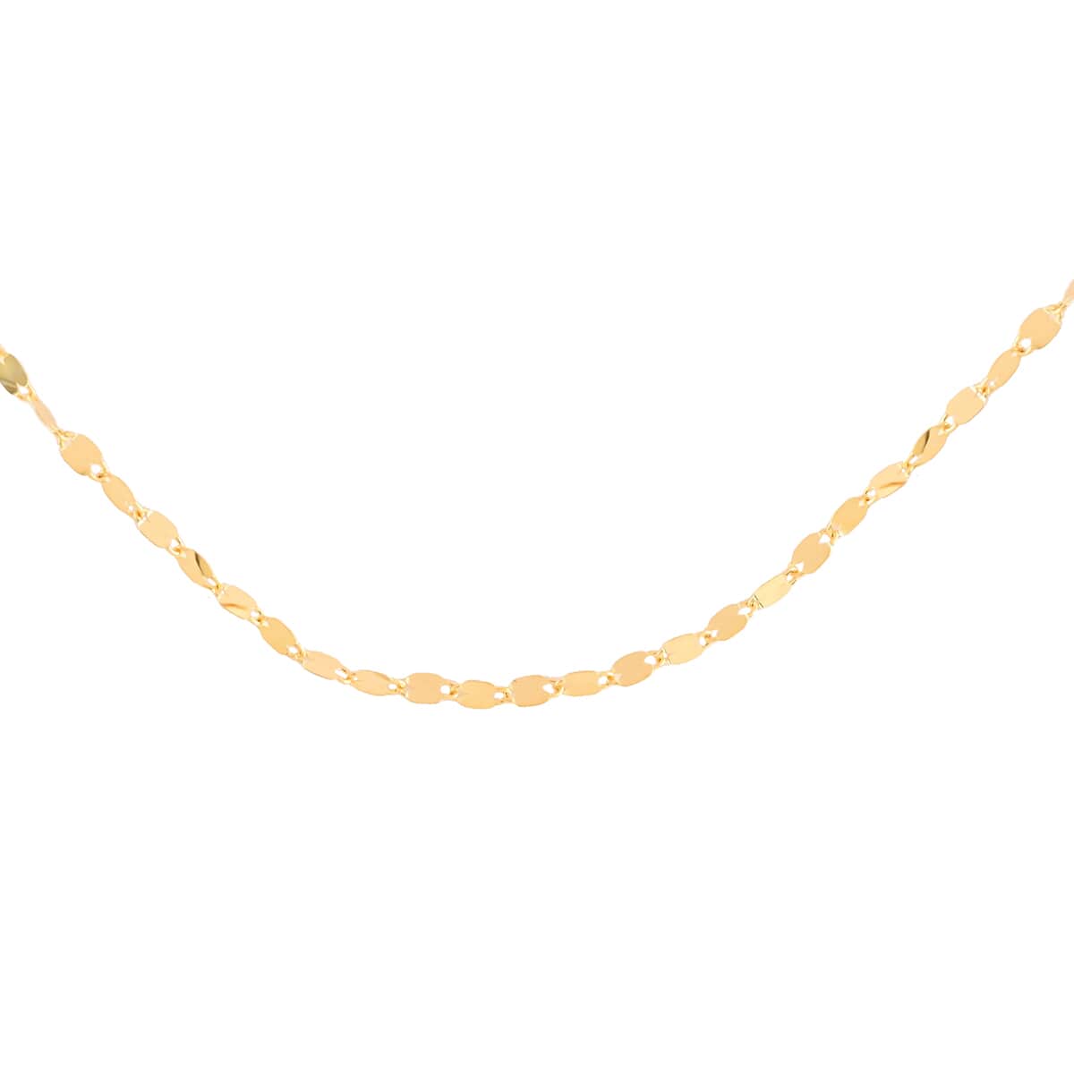 Maestro Gold Collection Italian 10K Yellow Gold 1.2 mm Initial Q Necklace 18 Inches 1.0 Grams image number 3