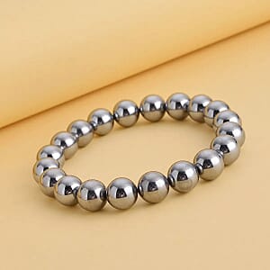 Terahertz 120.00 ctw Beaded Stretch Bracelet