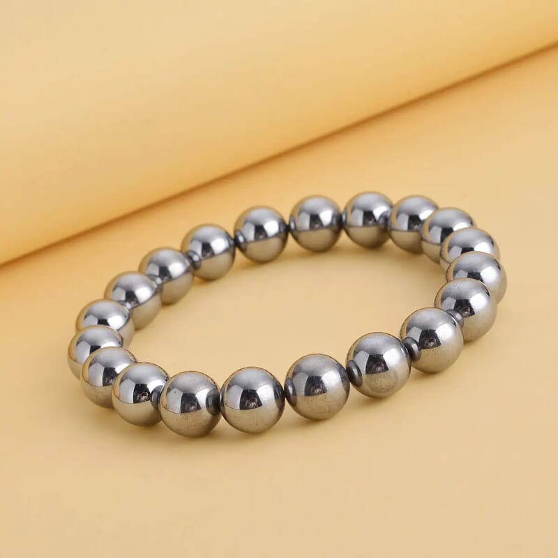Terahertz 120.00 ctw Beaded Stretch Bracelet