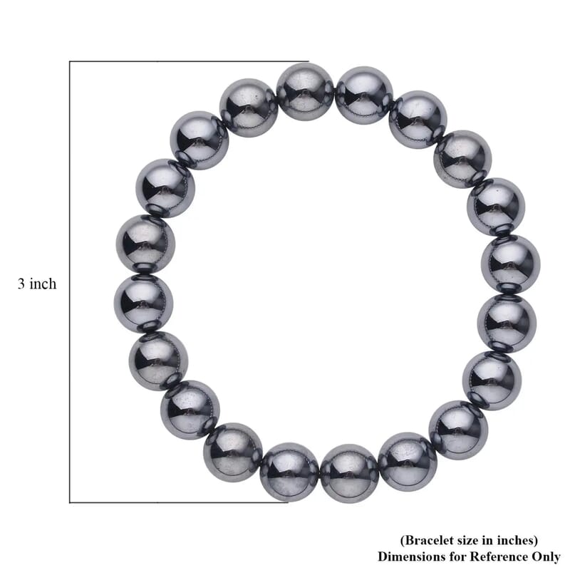 Terahertz 120.00 ctw Beaded Stretch Bracelet