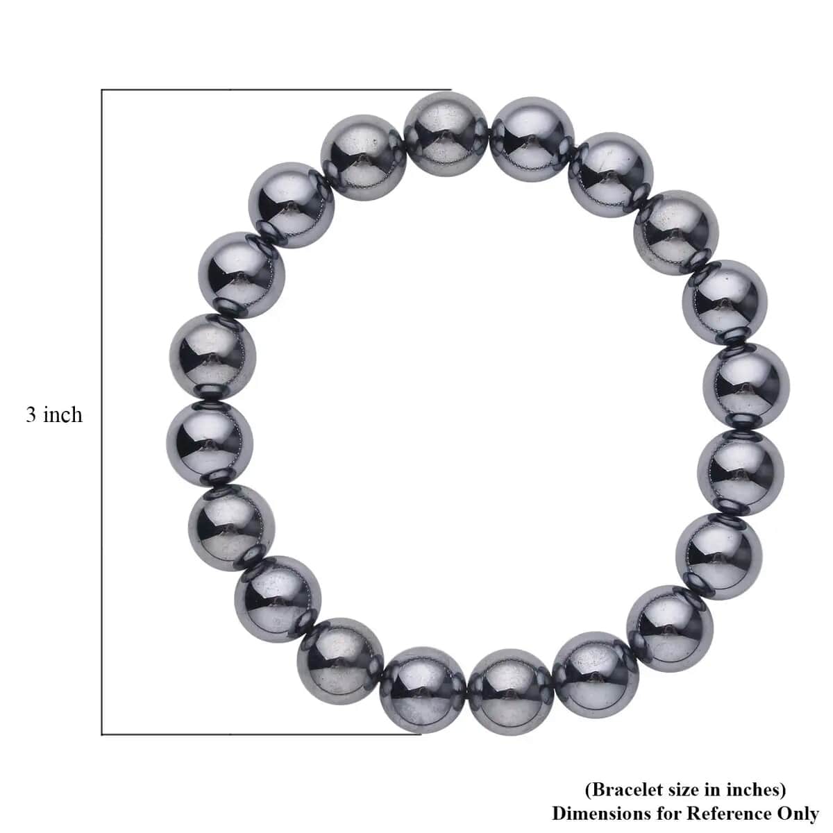 Terahertz 9-11 mm Beaded Stretch Bracelet 120.00 ctw (Del. in 10-12 Days) image number 5