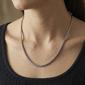 Bali Legacy Sterling Silver 2.5mm Tulang Naga Necklace 20 Inches 16 Grams