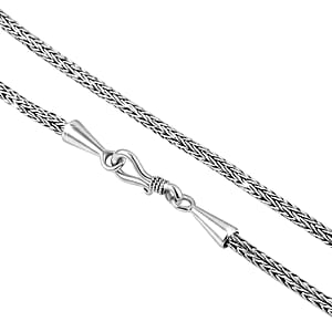 Bali Legacy Sterling Silver 2.5mm Tulang Naga Necklace 20 Inches 16 Grams