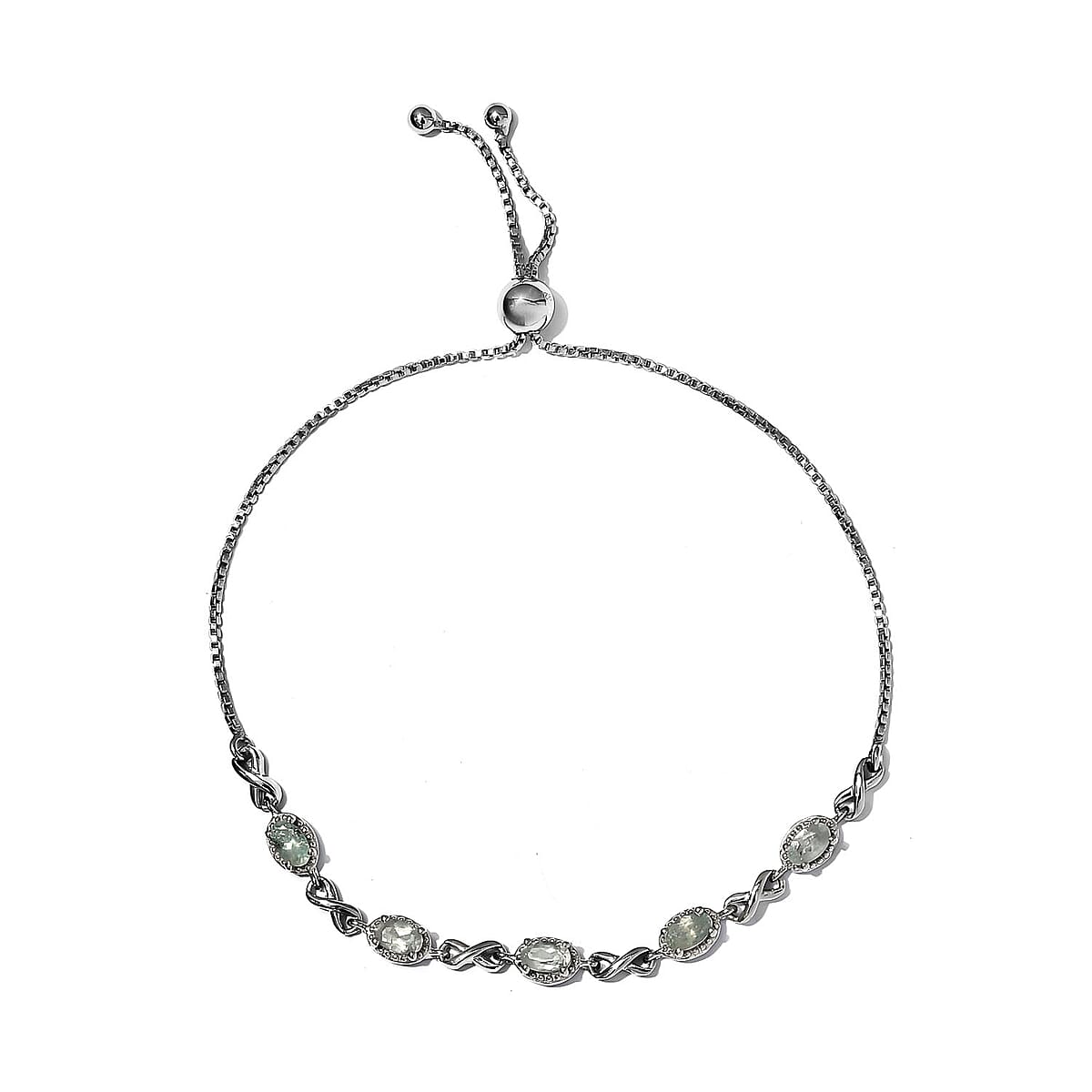 Narsipatnam Alexandrite Bolo Bracelet in Platinum Over Sterling Silver 1.25 ctw image number 0