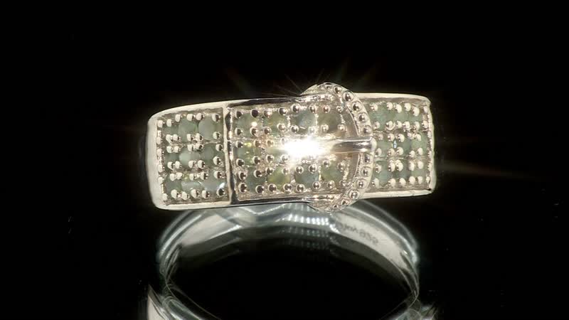 Narsipatnam Alexandrite Buckle Ring in Platinum Over Sterling Silver 0.85 ctw