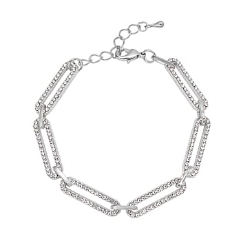 White Austrian Crystal in Silvertone - Product card gallery slide 1 (10178571534649)