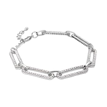 White Austrian Crystal in Silvertone - Product card gallery slide 3 (10178571534649)
