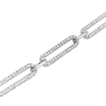 White Austrian Crystal in Silvertone - Product card gallery slide 4 (10178571534649)