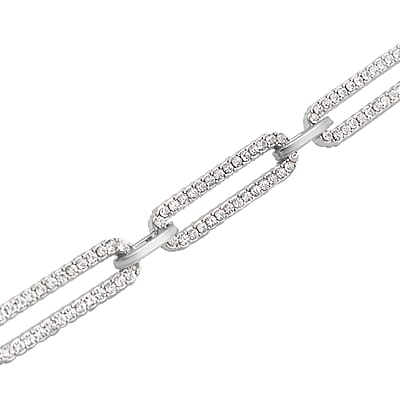 White Austrian Crystal in Silvertone - Product card gallery slide 4 (10178571534649)