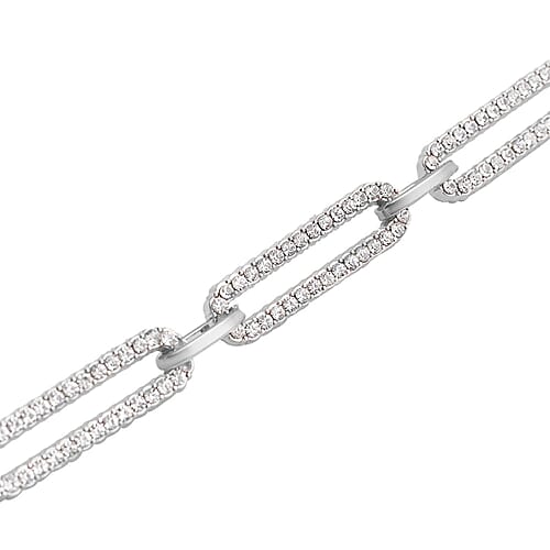 White Austrian Crystal in Silvertone - Product card gallery slide 4 (9431369842943)