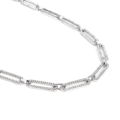 White Austrian Crystal in Silvertone - Product card gallery slide 3 (10178571960633)