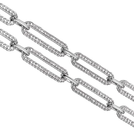 White Austrian Crystal in Silvertone - Product card gallery slide 4 (10178571960633)