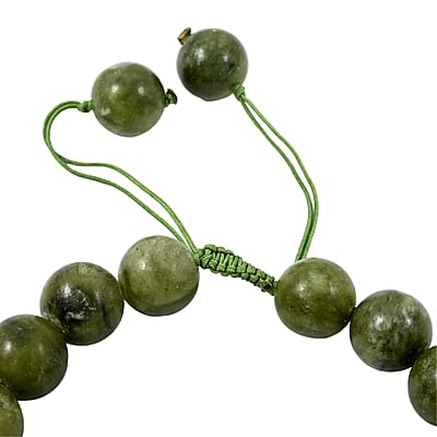 Connemara Marble 50.00 ctw Beaded Shambala Bracelet (Adjustable)