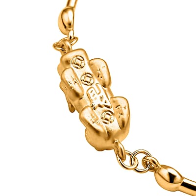 Electroform Bracelet in 24K Yellow Gold, Pi Xiu Bracelet, Gold Jewelry 5.75 Grams (6.50-8In)