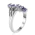 tanzanite-bypass-ring-in-stainless-steel-size-10.0-0.75-ctw image number 3