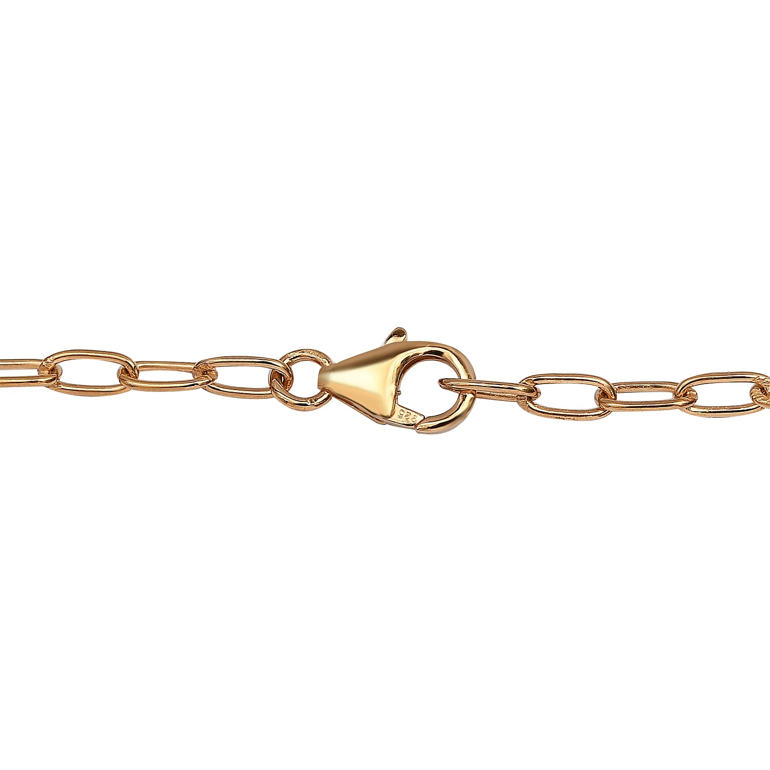 Serra Gaucha Citrine and Natural White Zircon Paper Clip Chain Necklace 18 Inches in Vermeil Yellow Gold Over Sterling Silver 12.35 ctw