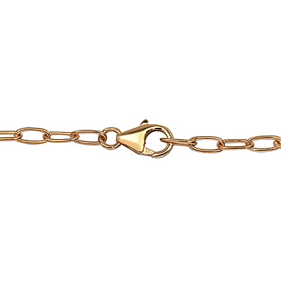 Serra Gaucha Citrine and Natural White Zircon Paper Clip Chain Necklace 18 Inches in Vermeil Yellow Gold Over Sterling Silver 12.35 ctw