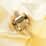 Certified and Appraised Iliana 18K Yellow Gold AAA Turkizite and G-H SI Diamond Ring (Size 10.0) 3.25 ctw