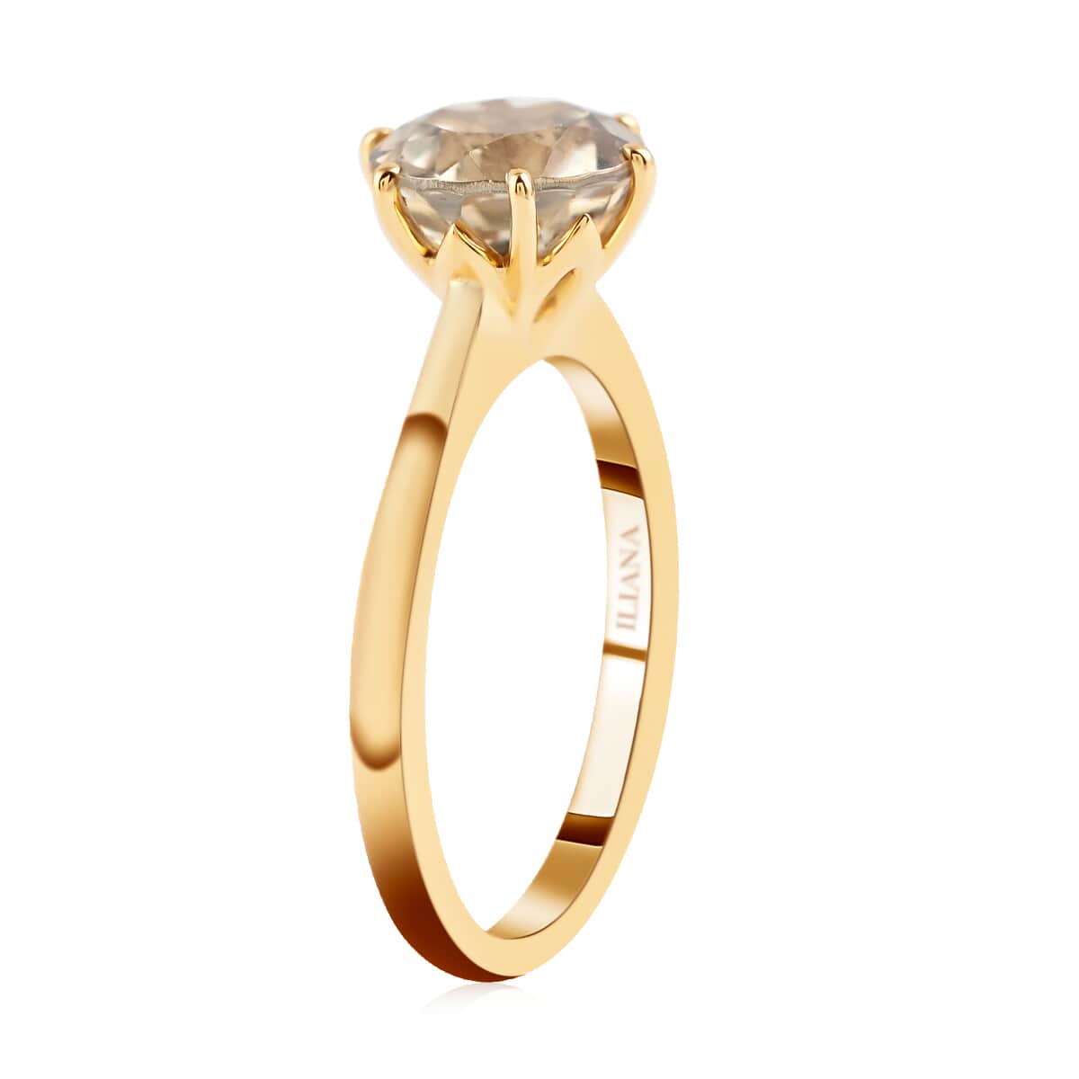Certified Iliana 18K Yellow Gold AAA Turkizite Solitaire Ring (Size 10.0) 2.25 ctw image number 3