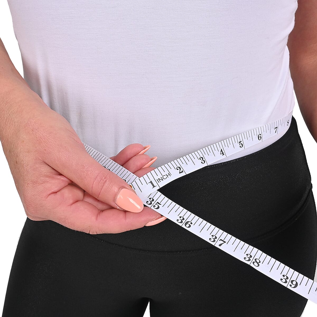 Letsfit Pink Waist Trainer Lumber Support Belt with Measuring Tape - XL image number 6