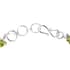 Peridot Chips Multi Row Bracelet in Sterling Silver (7.25 In) 82.90 ctw image number 3