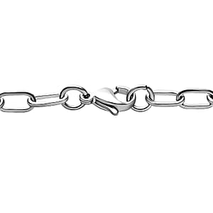 African Amethyst 4.10 ctw Bracelet in Platinum Bond and Stainless Steel (7.25 In)