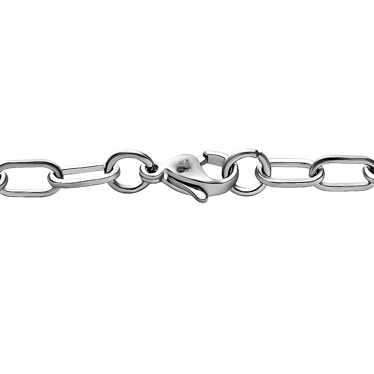 Multi Gemstone 4.20 ctw Bracelet in Platinum Bond and Stainless Steel (7.25 In) image number 2