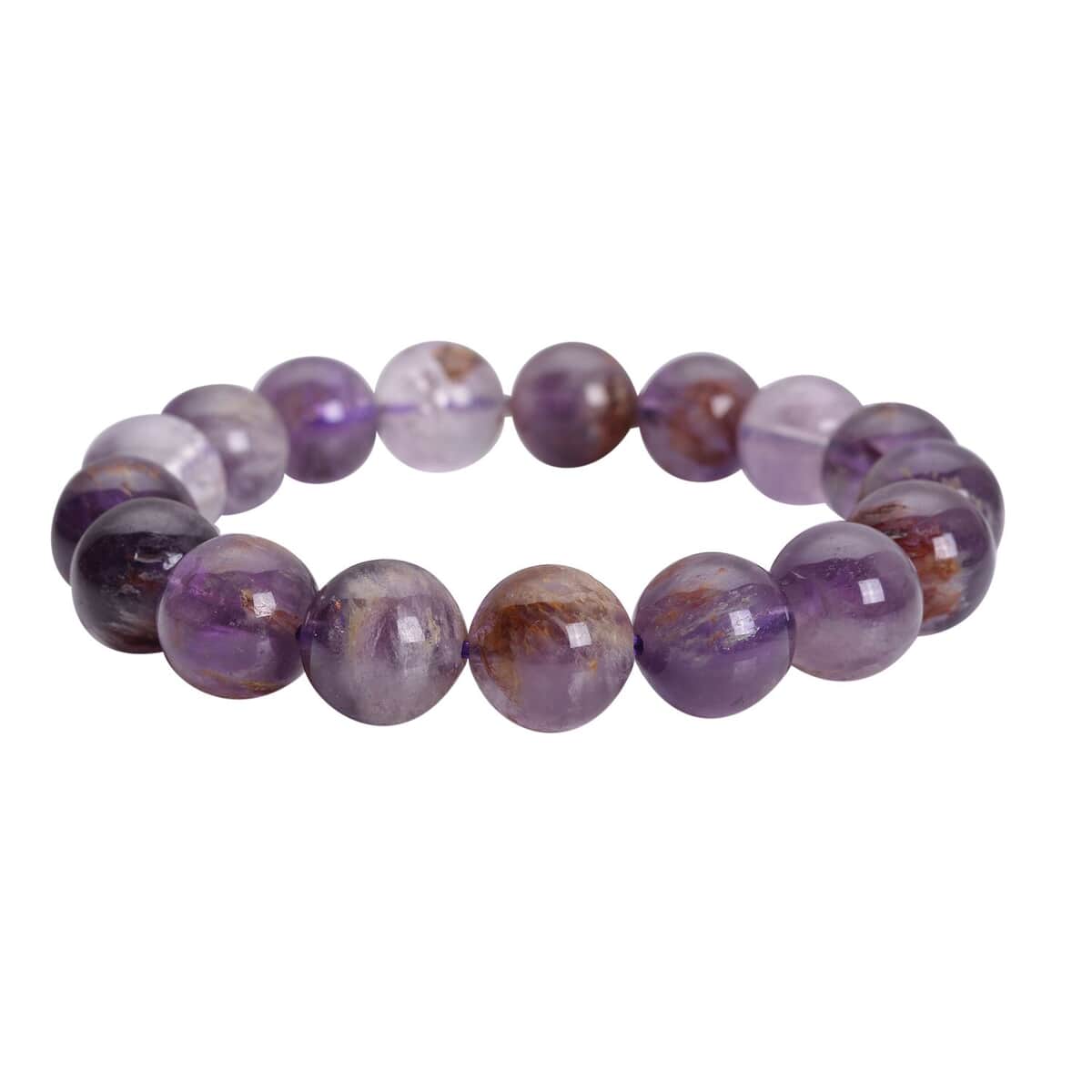 Cacoxenite Beaded Stretch Bracelet 425.00 ctw image number 0