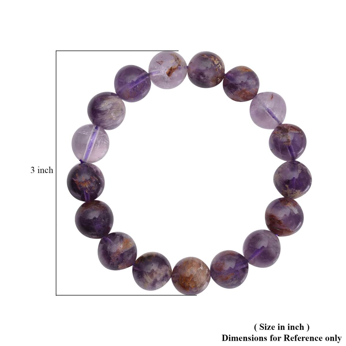 Cacoxenite Beaded Stretch Bracelet 425.00 ctw image number 2