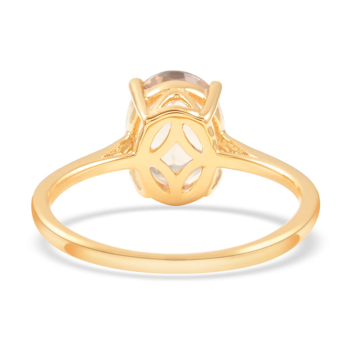 Certified & Appraised LUXORO 14K Yellow Gold AAA Turkizite Solitaire Ring 2.05 ctw image number 4