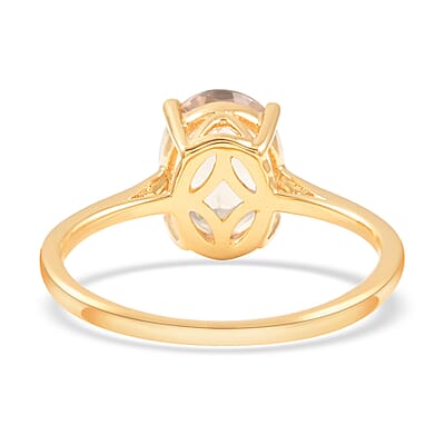 Certified and Appraised Luxoro 14K Yellow Gold AAA Turkizite Solitaire Ring (Size 8.0) 2.05 ctw