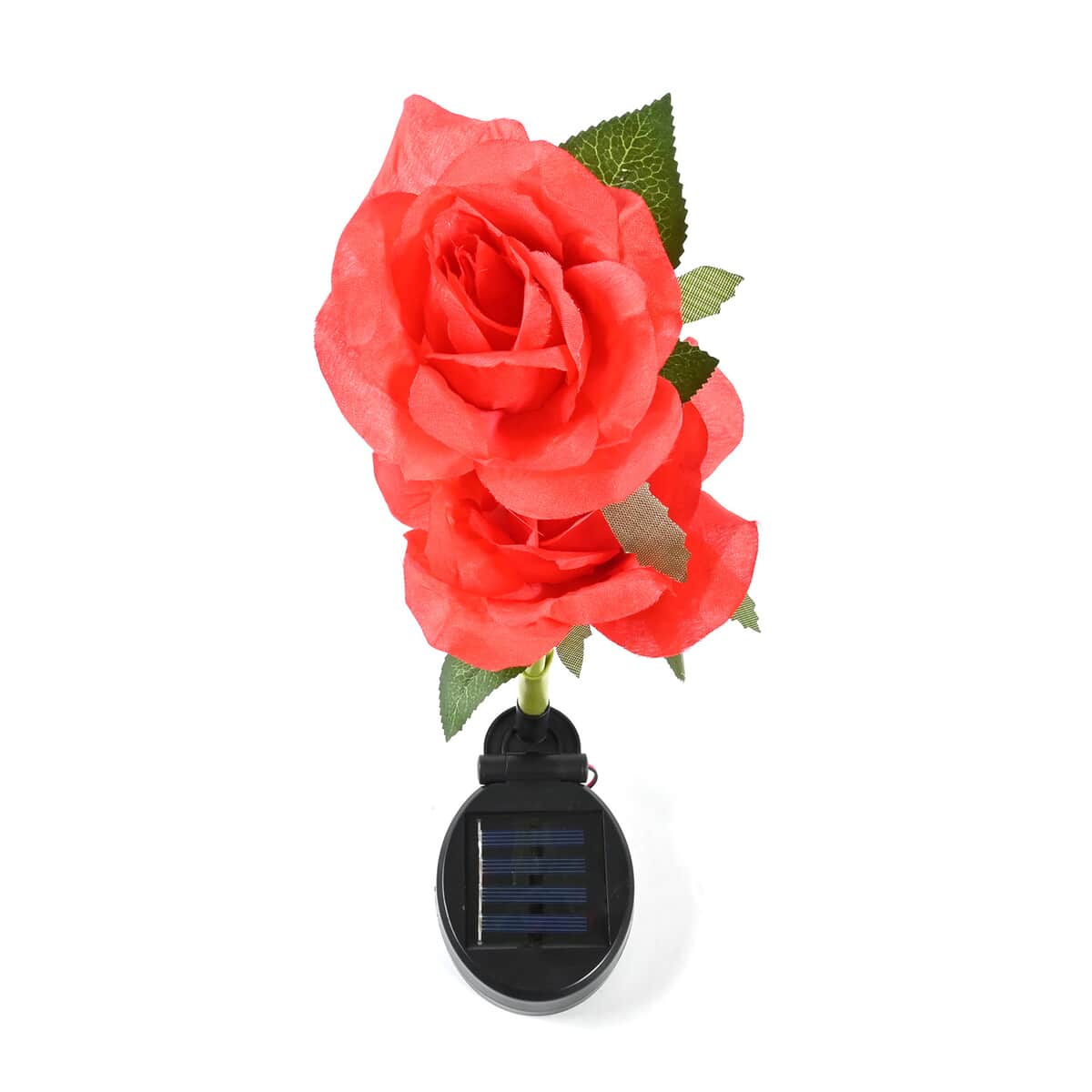 Set of 2 Solar Rose Garden Light - Red image number 5