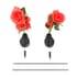 Set of 2 Solar Rose Garden Light -Pink image number 6