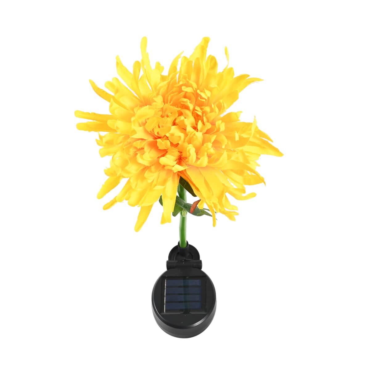 Set of 2 Solar Carnation Garden Light - Yellow image number 5
