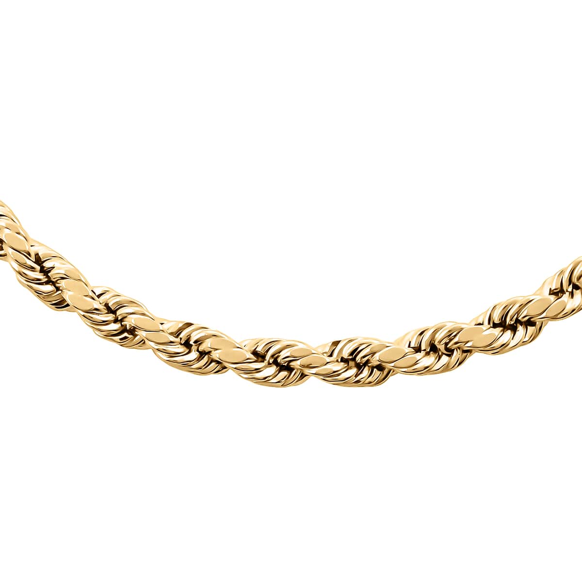 10K Yellow Gold 5mm Rope Necklace 24Inches 10.30 Grams image number 0