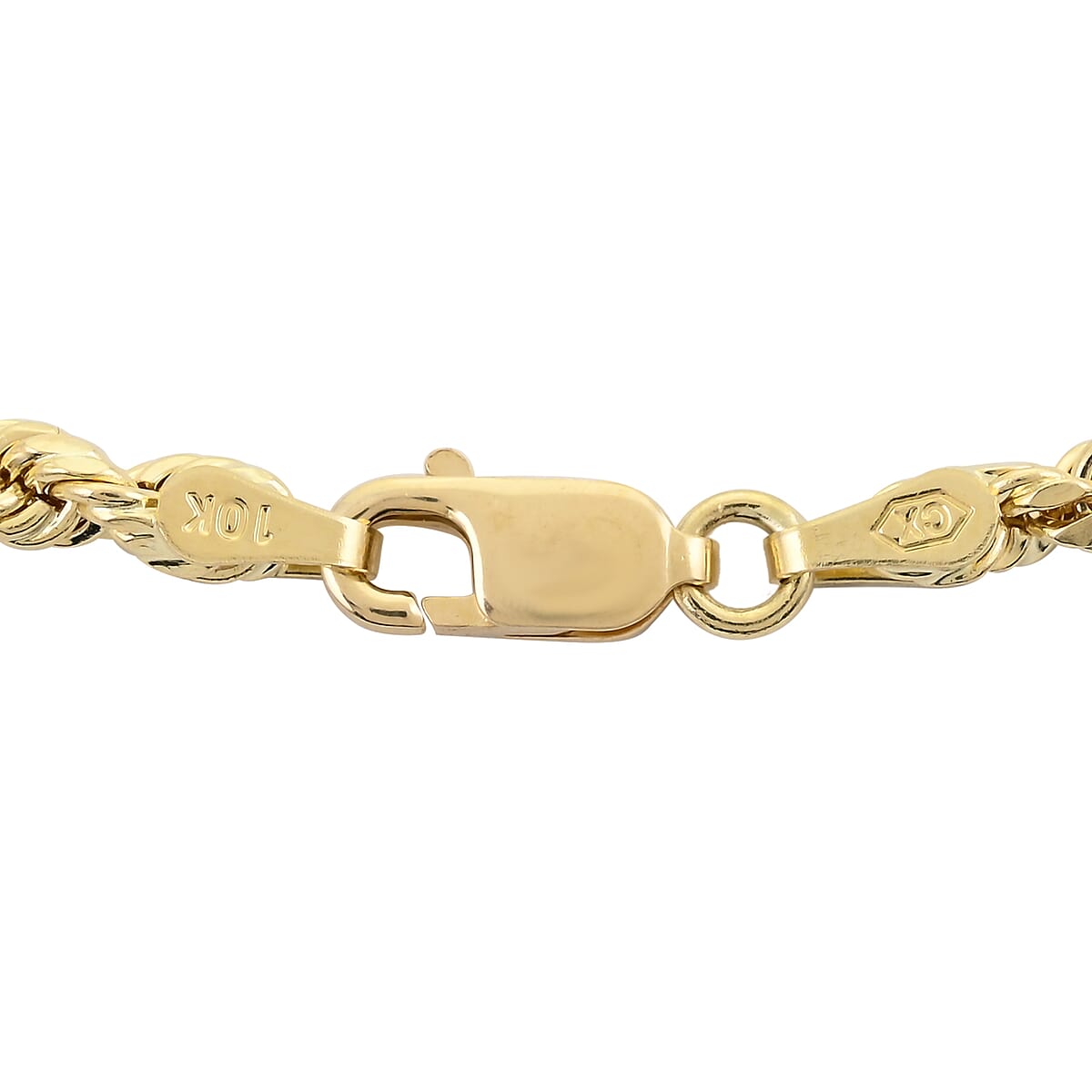 10K Yellow Gold 5mm Rope Necklace 26 Inches 12 Grams image number 2