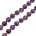 Cacoxenite Beaded Necklace 20 Inches with Magnetic Clasp in Rhodium Over Sterling Silver 425.00 ctw image number 3