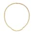 Simulated Yellow Diamond Necklace 18 Inches in Goldtone 53.00 ctw image number 0
