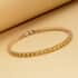 Simulated Yellow Diamond Tennis Bracelet in Goldtone (7.25 In) 13.00 ctw image number 1