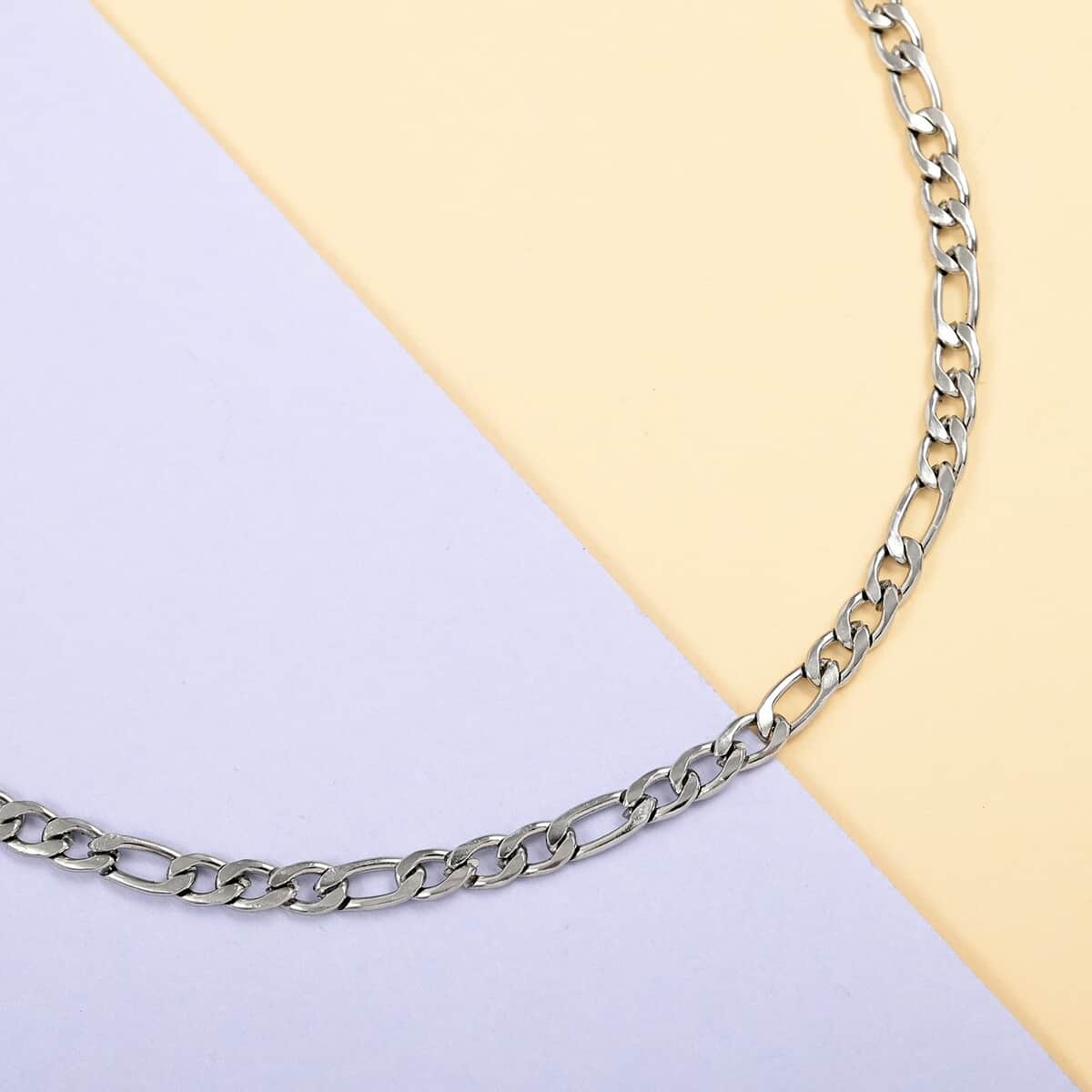 5mm Franco Necklace (24 Inches) in Stainless Steel (16 g) image number 1