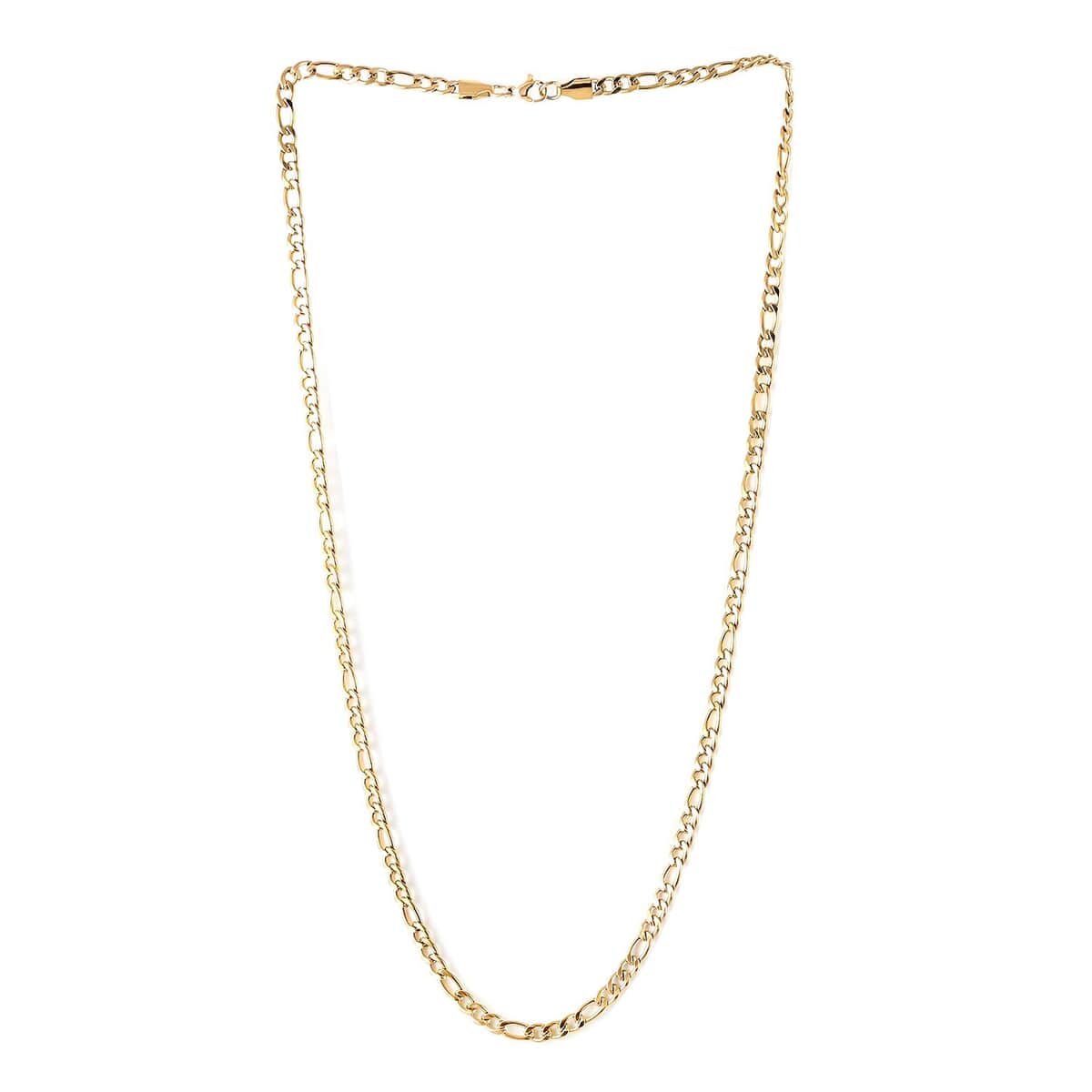 5mm Franco Necklace 24 Inches in ION Plated Yellow Gold Stainless Steel 16 Grams image number 2