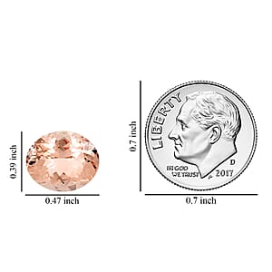 AAAA Marropino Morganite (Ovl 12x10 mm) 4.00 ctw