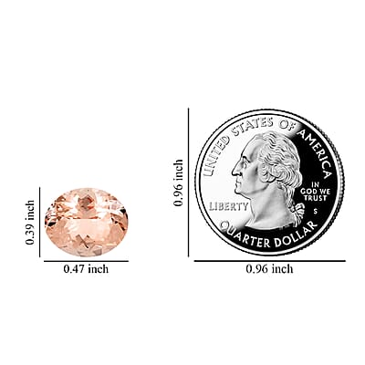 Certified and Appraised AAAA Marropino Morganite (Ovl 12x10 mm) 4.00 ctw
