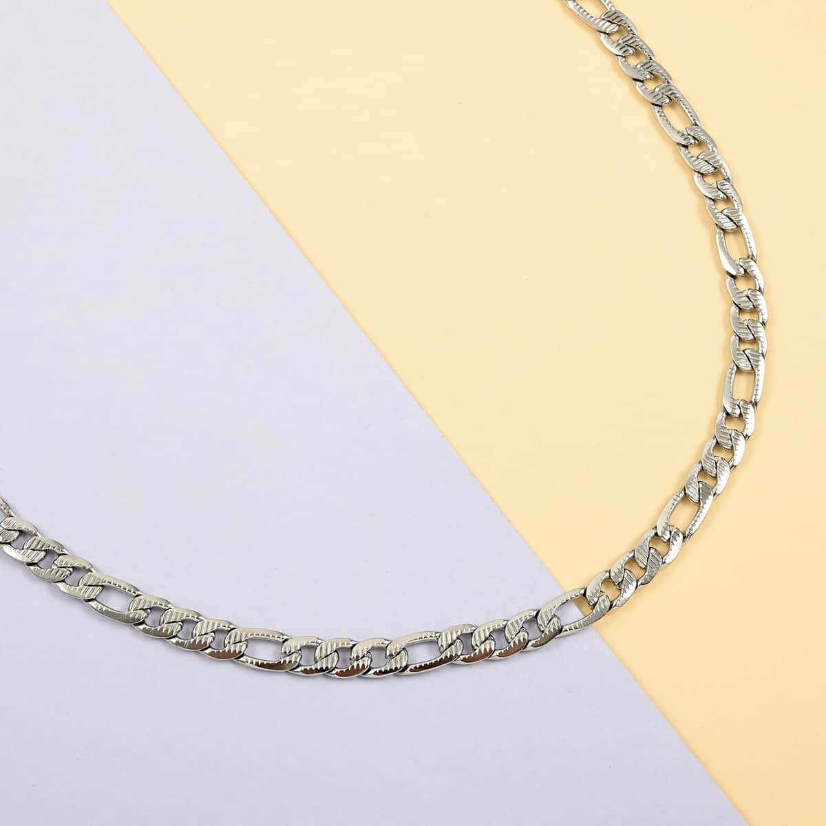 7.6mm Franco Necklace (24 Inches) in Stainless Steel (27 g) , Tarnish-Free, Waterproof, Sweat Proof Jewelry image number 1