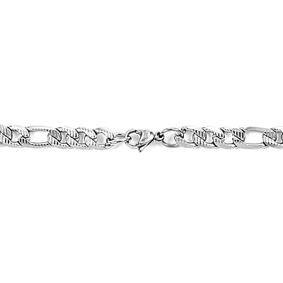 7.6mm Franco Necklace (24 Inches) in Stainless Steel (27 g) , Tarnish-Free, Waterproof, Sweat Proof Jewelry