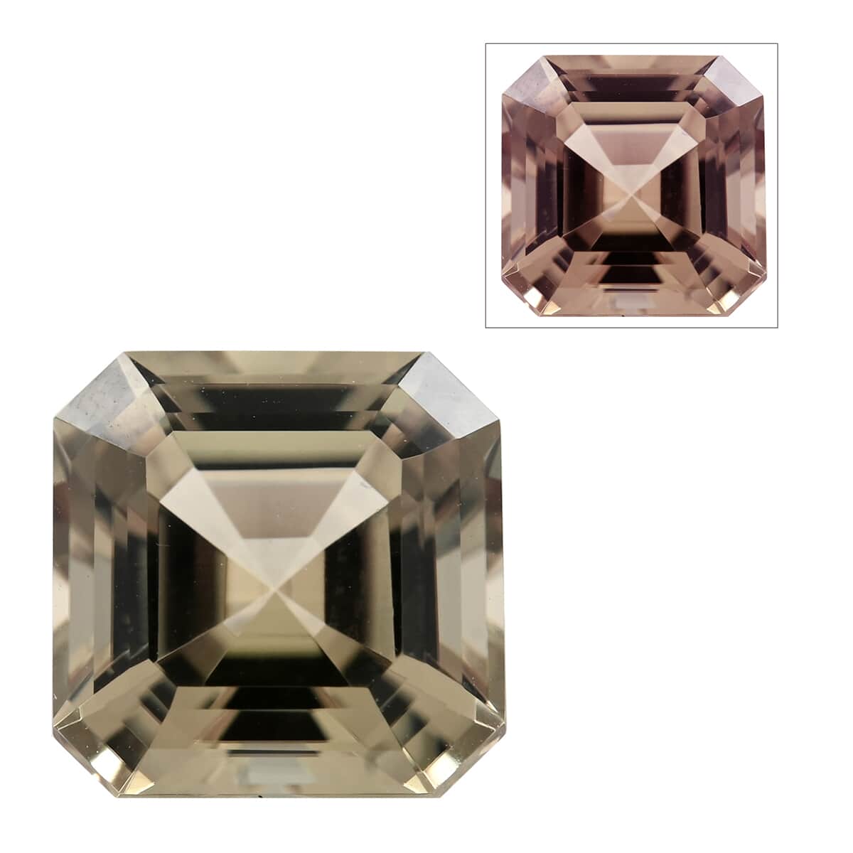 Certified and Appraised Asscher Cut AAAA Turkizite (Sqr 9 mm) 4.00 ctw image number 0
