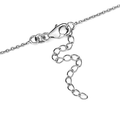 Multi-Tourmaline, Green and Yellow Diamond Necklace 18 Inches in Platinum Over Sterling Silver 7.85 Grams 2.90 ctw