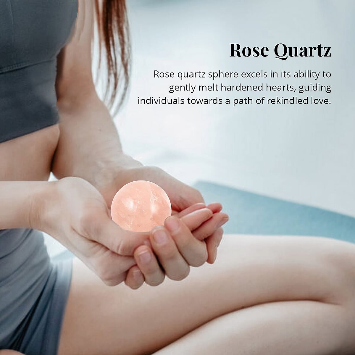 Rose Quartz Sphere -M Approx. 1950ctw image number 2