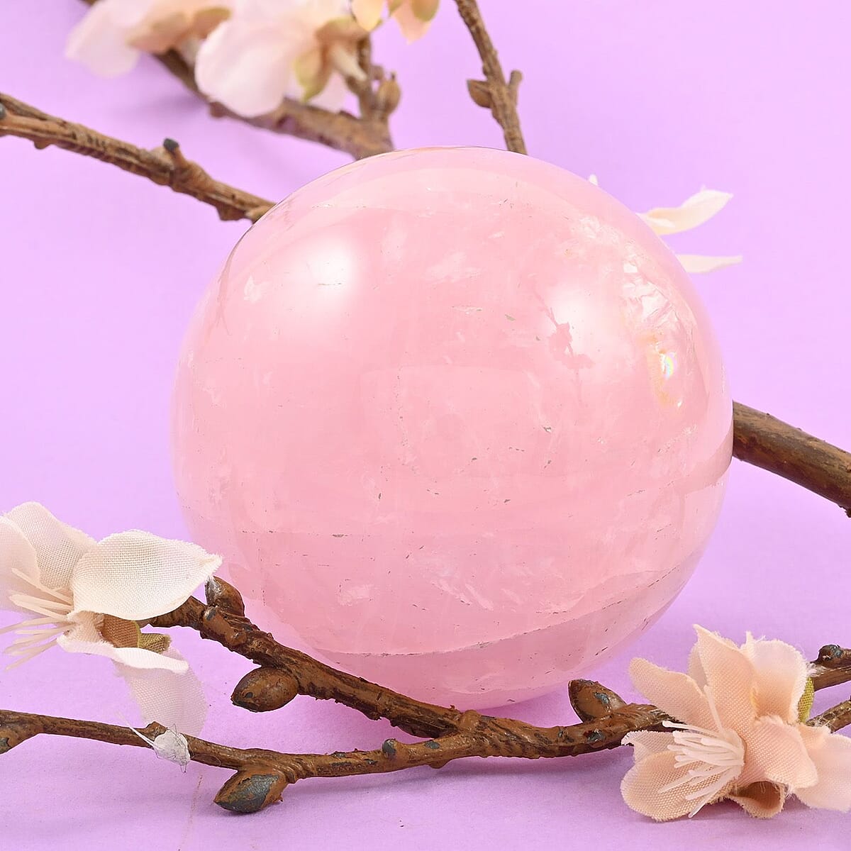 Rose Quartz Sphere -L Approx. 2690ctw image number 1